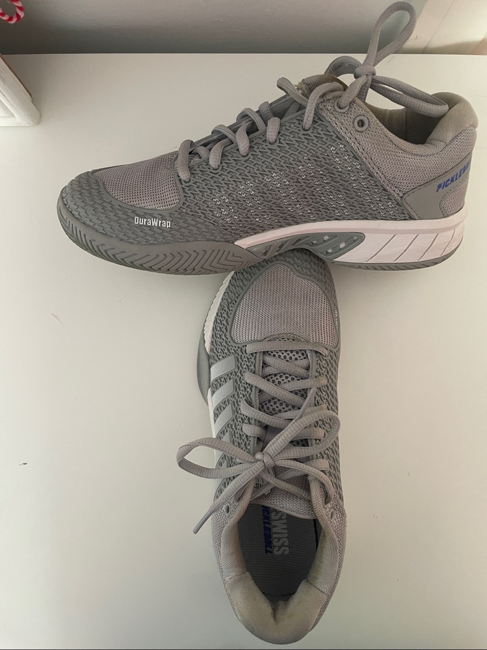 K-Swiss Women's Gray Pickleball Shoes